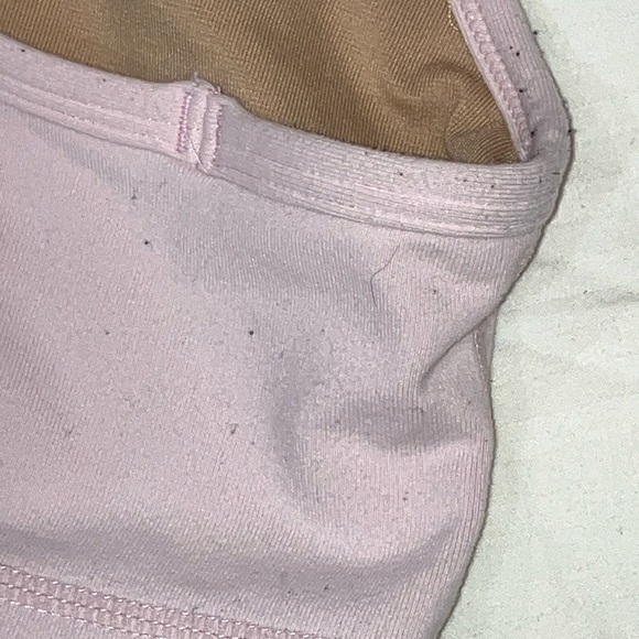 lululemon size 6 women’s  grey and Pink racer back Tank Top - some pilling - Picture 9 of 16